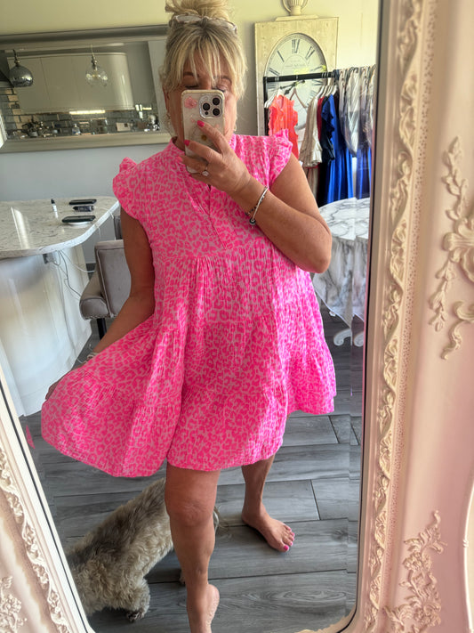 Julie cheesecloth short dress or top