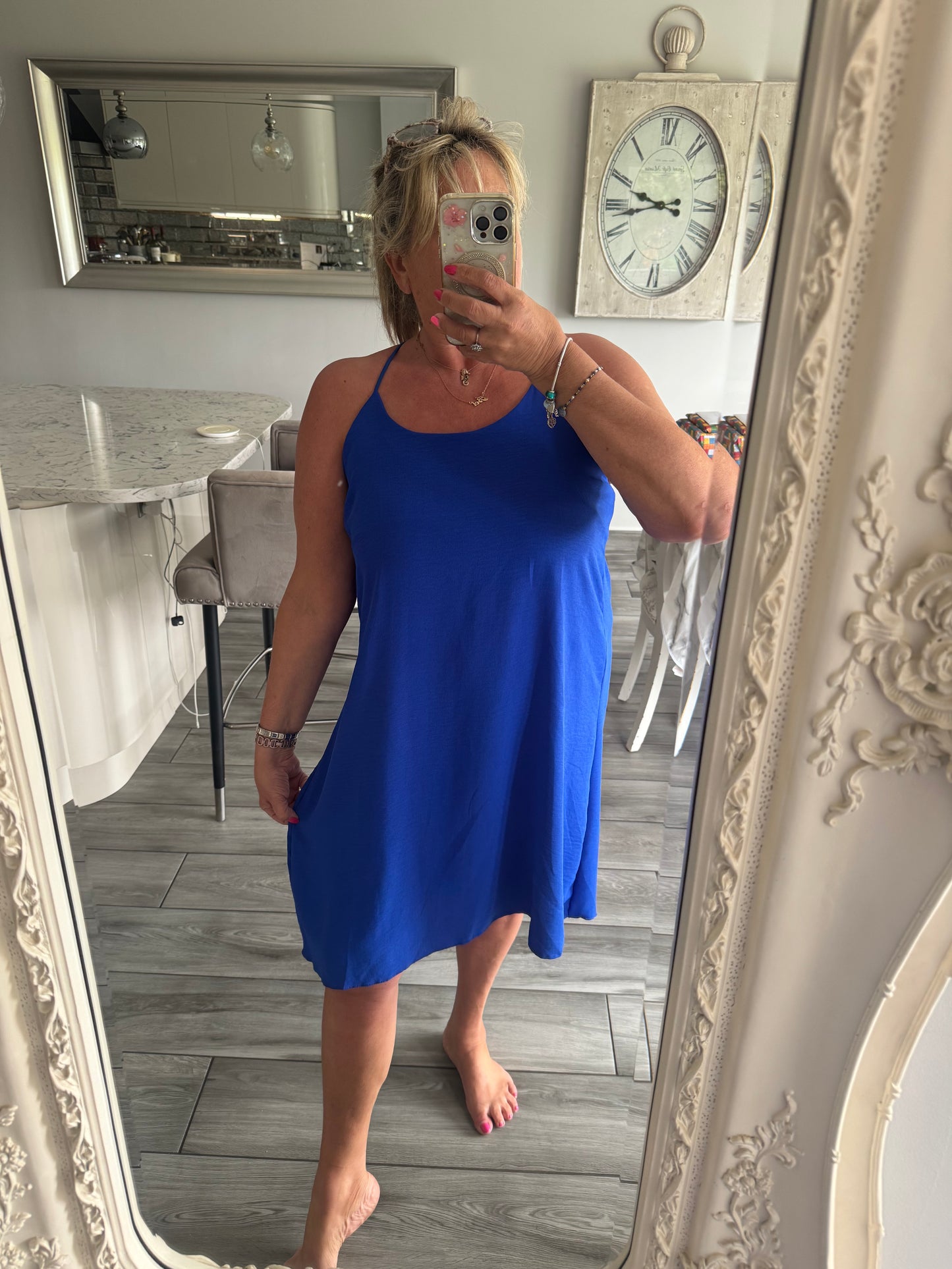 Lyn sun dress with shoestring straps