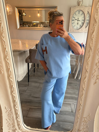 Betsy 2 piece comfy set with H buckle detail