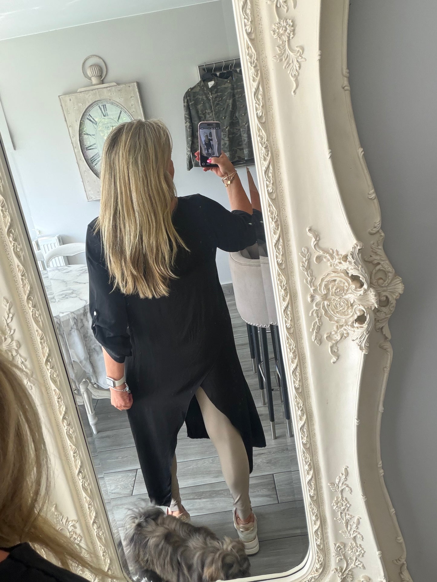 Positano satin cross over top
