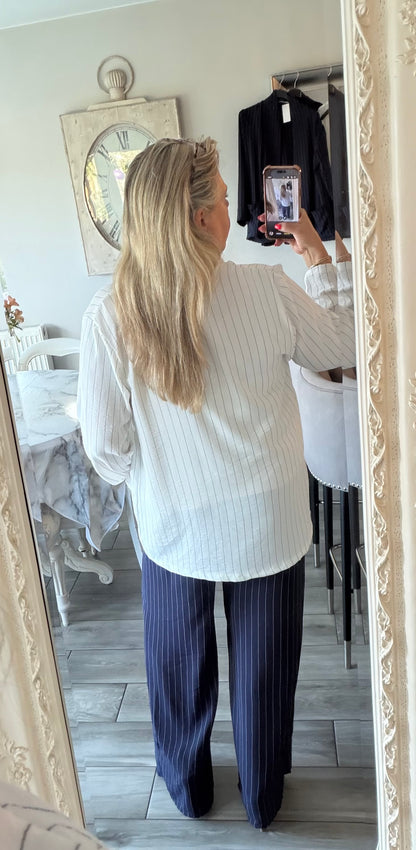 Toni light weight pinstripe blazer