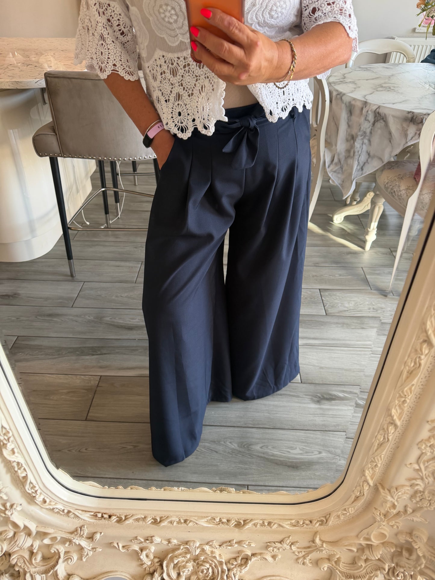 Rosina wide leg palazzo trousers