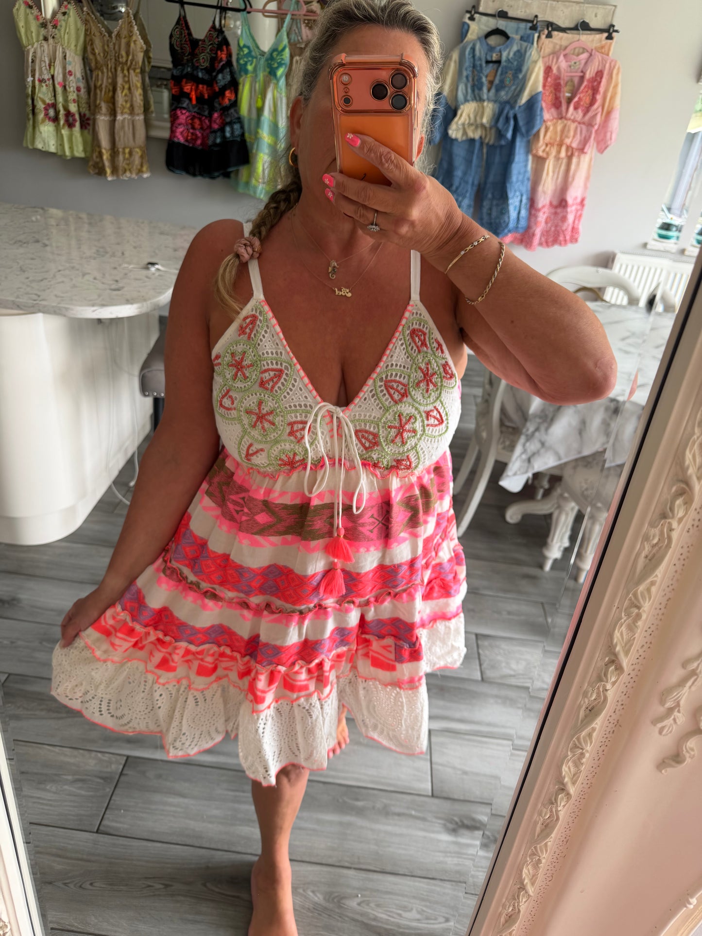 Arabella Spanish style stunning strappy dress