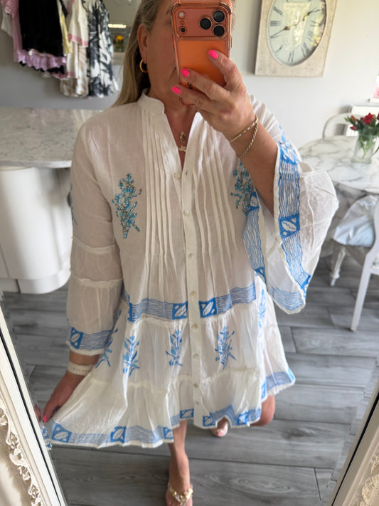 Saskia dress or top with pretty design