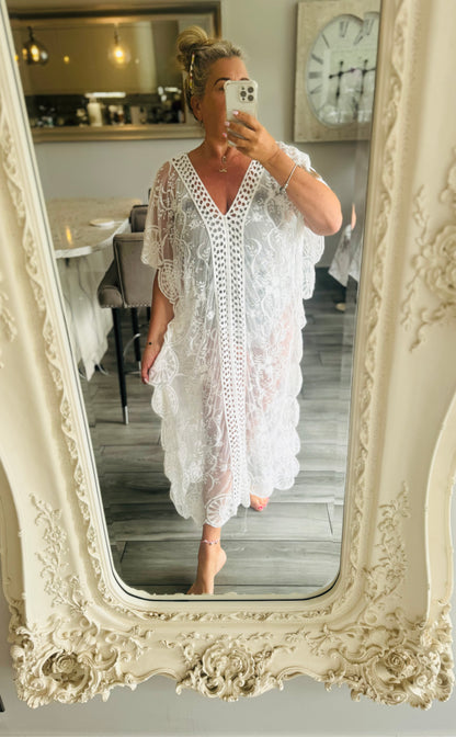 Miami lace kaftan