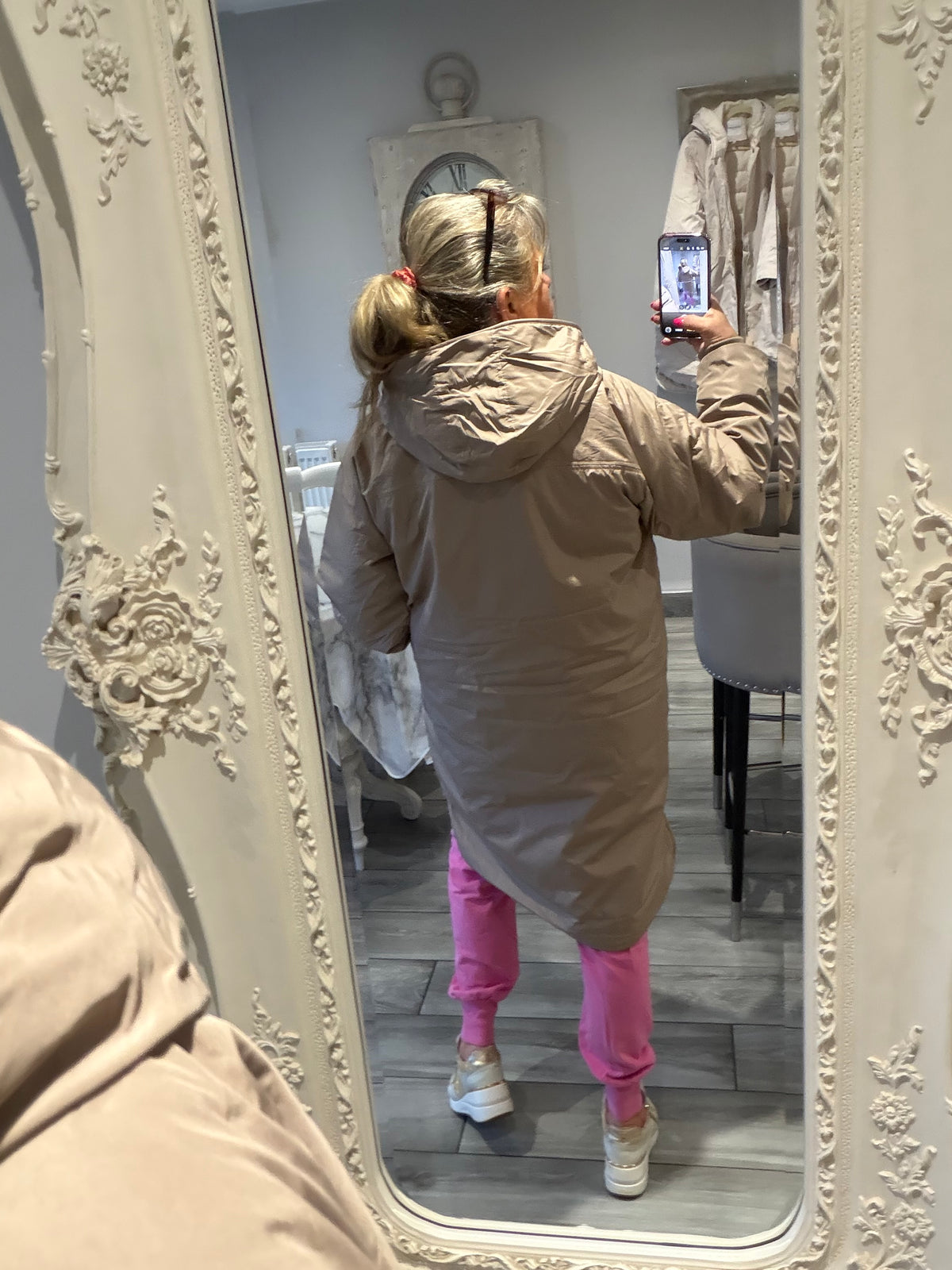 Angelika lightweight puffer raincoat/jacket