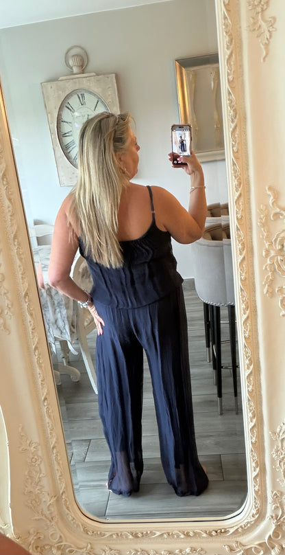 Jane silk jumpsuit