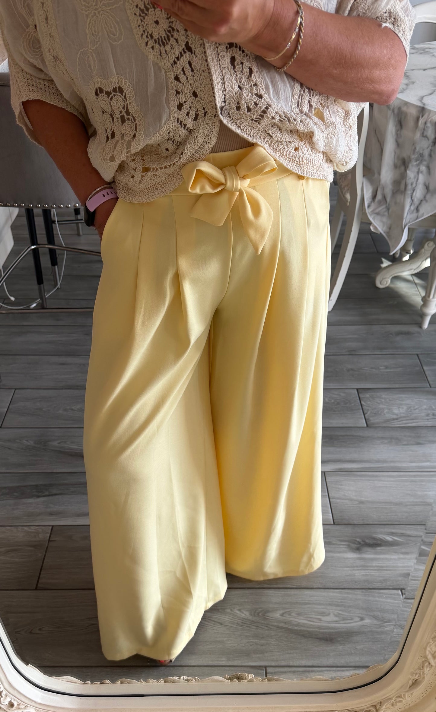 Rosina wide leg palazzo trousers
