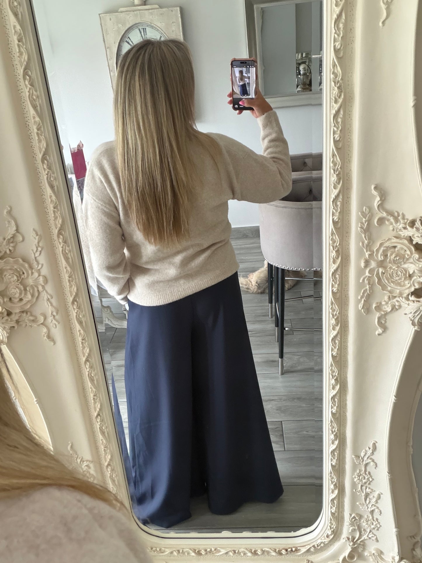 Tina H buckle detail cardigan with popper closure