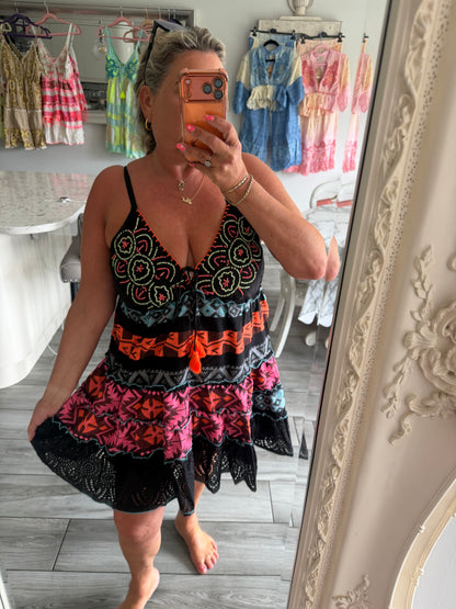 Arabella Spanish style stunning strappy dress