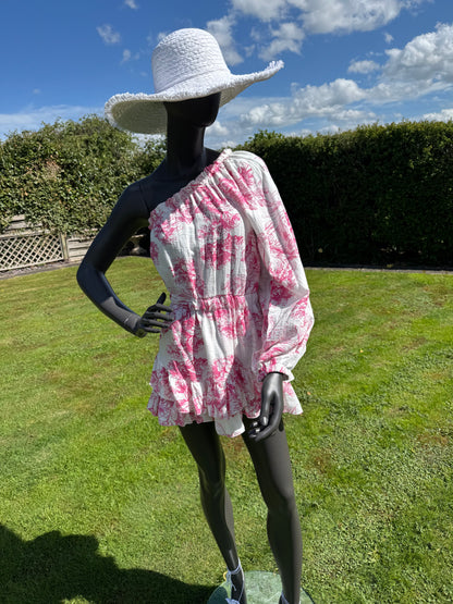Martini one sleeve playsuit