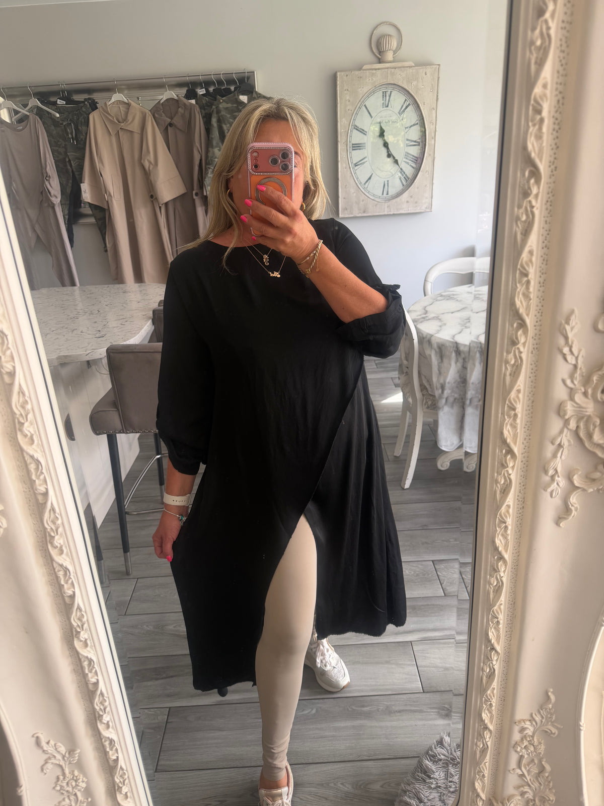 Positano satin cross over top
