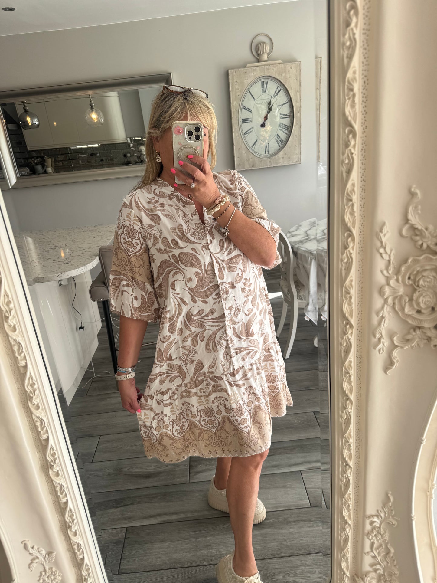Eva knee length dress