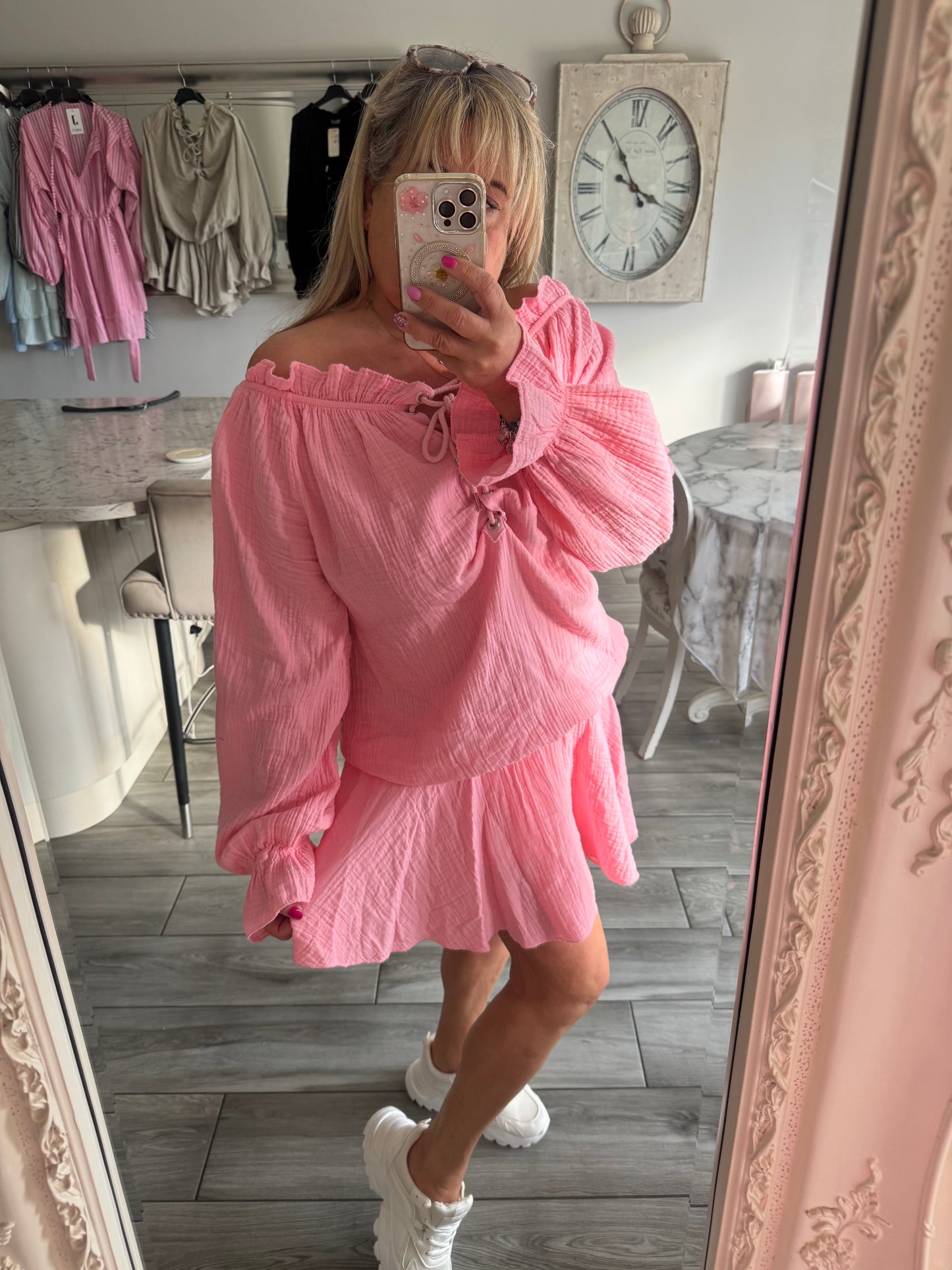 Manhattan cheesecloth playsuit