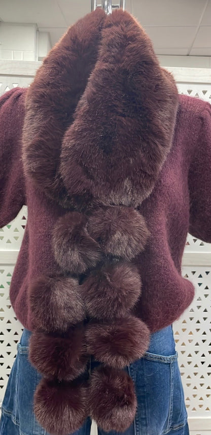 Sherry luxury stole scarf by Alex Max