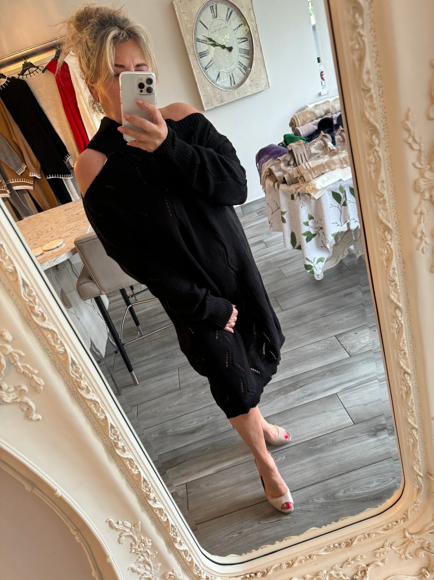 Grace Cold Shoulder Knitted Dress