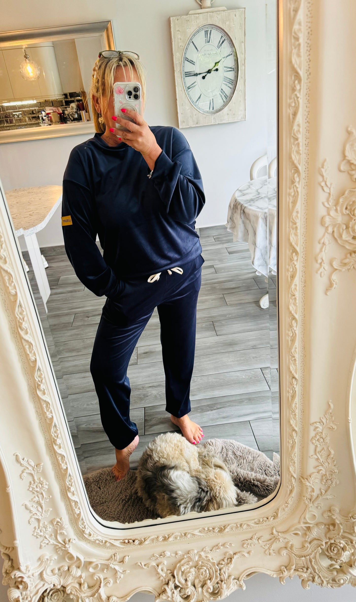 Florence velour tracksuit co ord loungeset