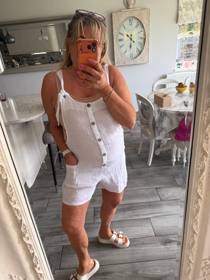 Emi playsuit by Puro Lino
