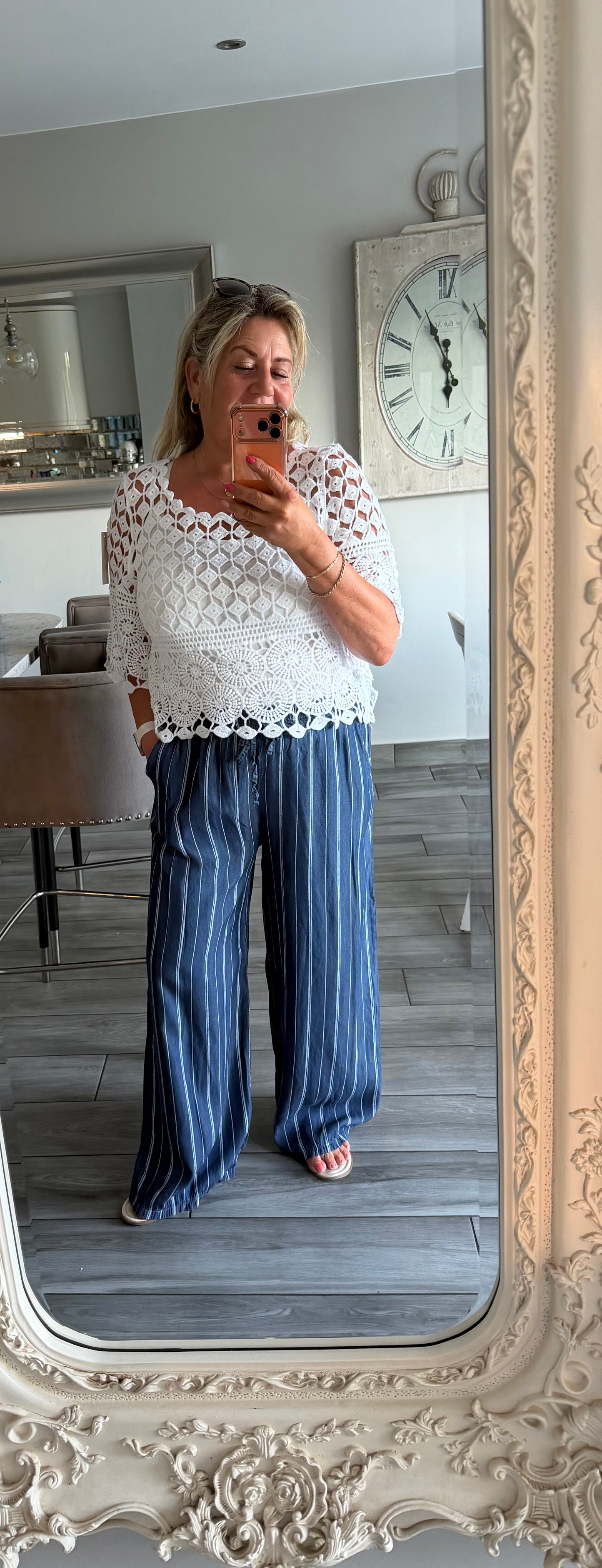 Tina crochet top with vest