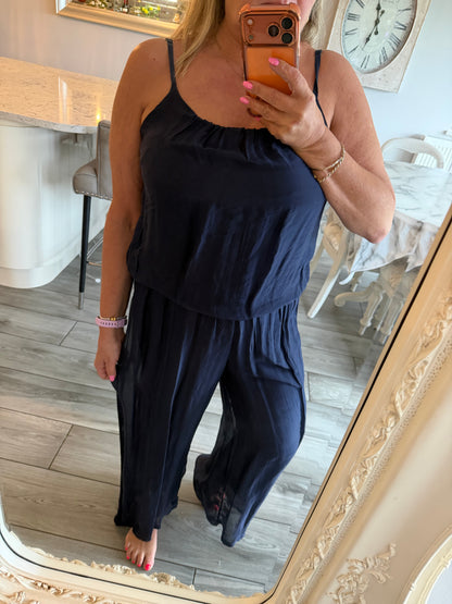 Jane silk jumpsuit