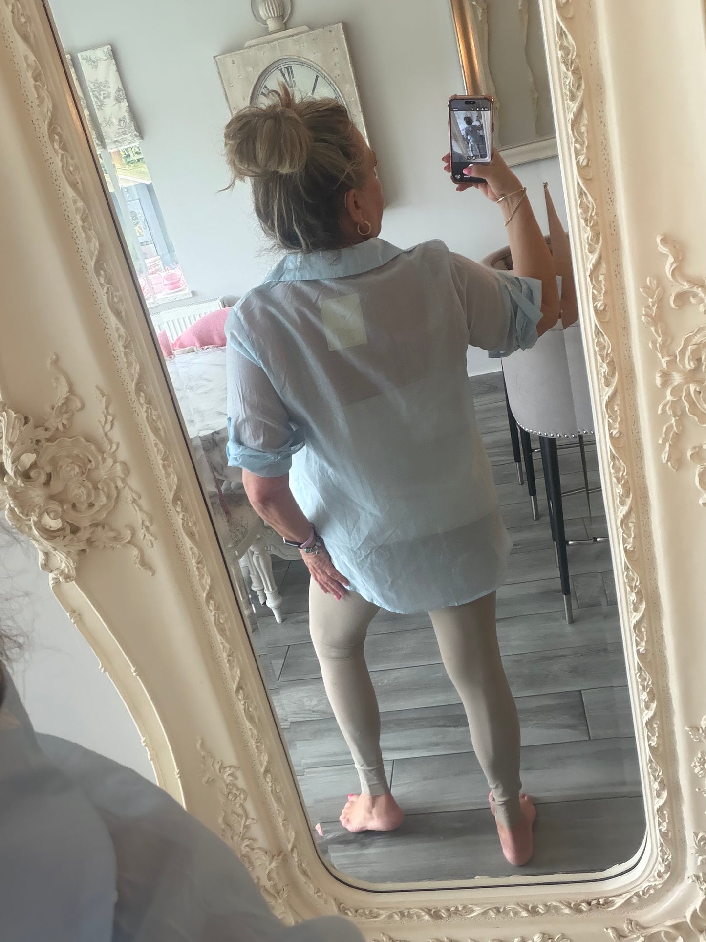 Marie fine shirt 84% cotton mix