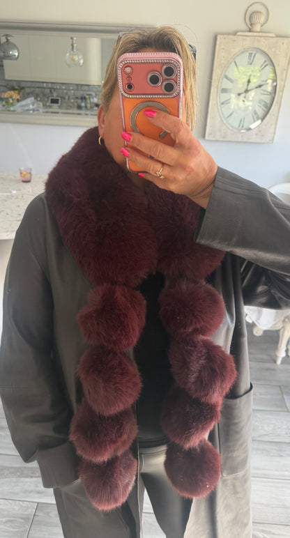 Sherry luxury stole scarf by Alex Max