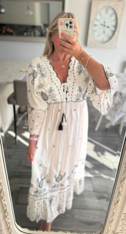Mykonos maxi dress