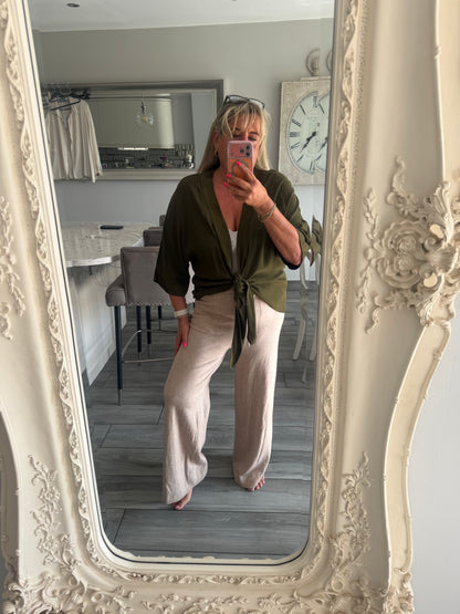 Lucy tie front top
