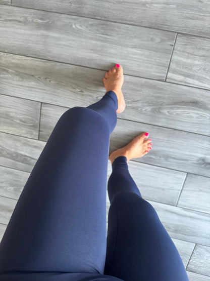 Millie French Navy energy leggings