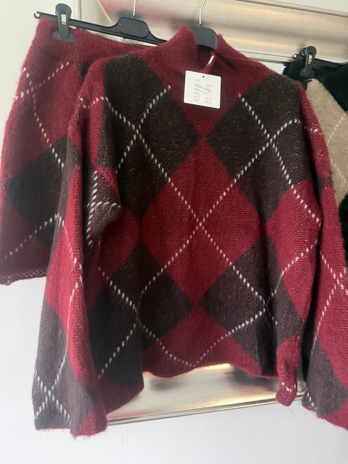 Izzy 2 piece knitwear skirt set