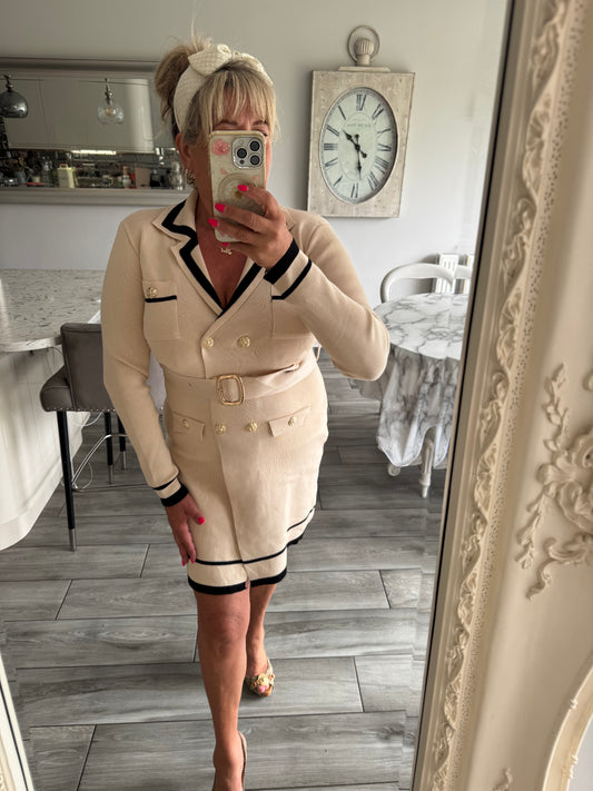 Stefi fitted smart short dress