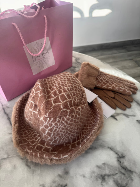Harriet bucket reversible faux fur hat by Alex Max