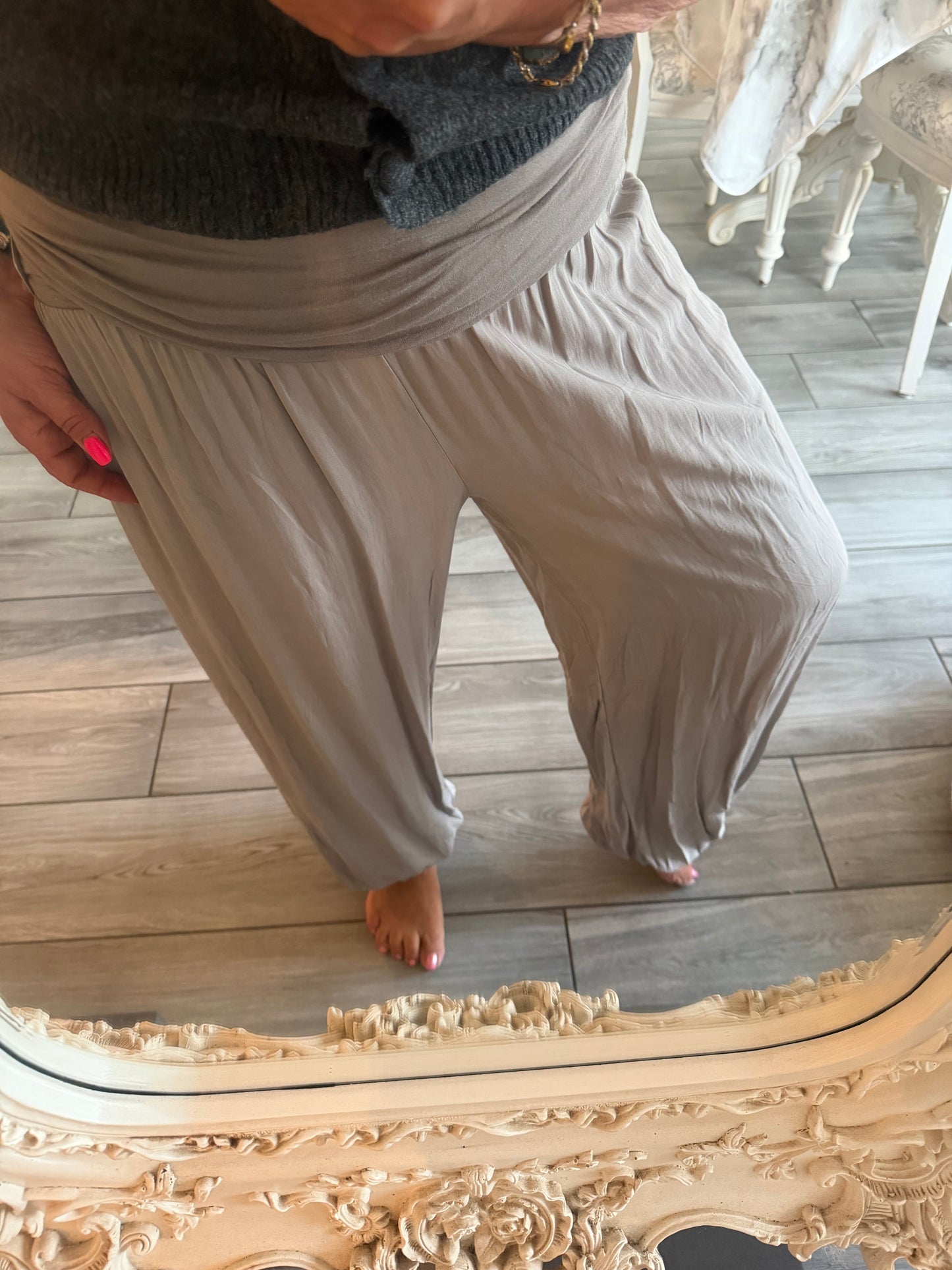 Patty harem lightweight trousers