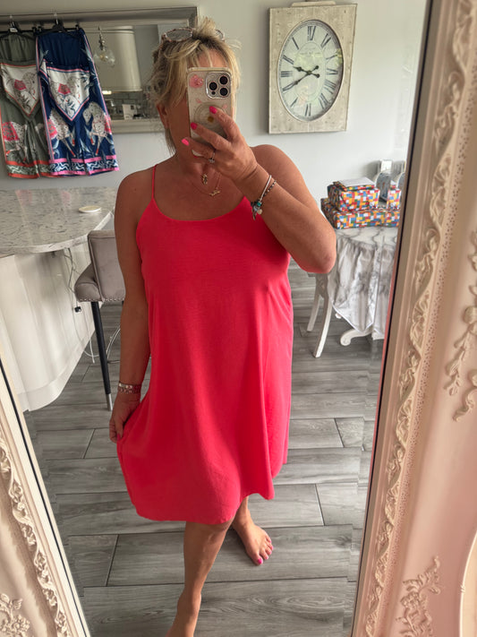 Lyn sun dress with shoestring straps