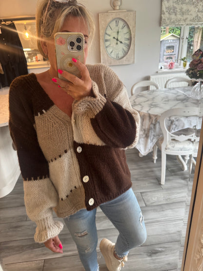 Pixie Patch gold button cardigan