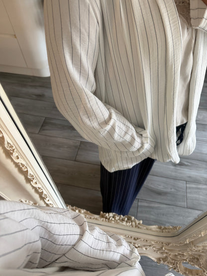 Toni light weight pinstripe blazer