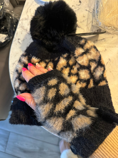 Paula fingerless Mittens