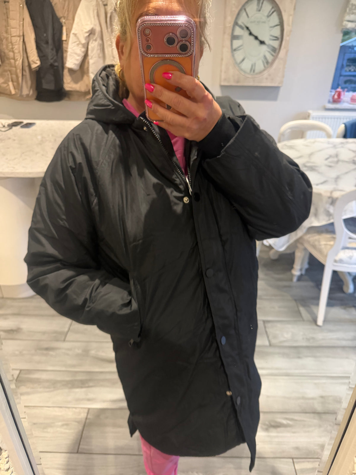 Angelika lightweight puffer raincoat/jacket