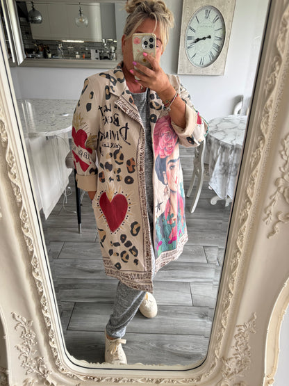 Frida stunning jacket with pockets