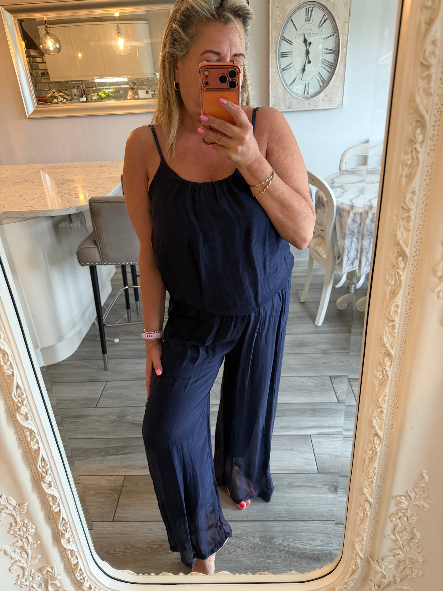 Jane silk jumpsuit