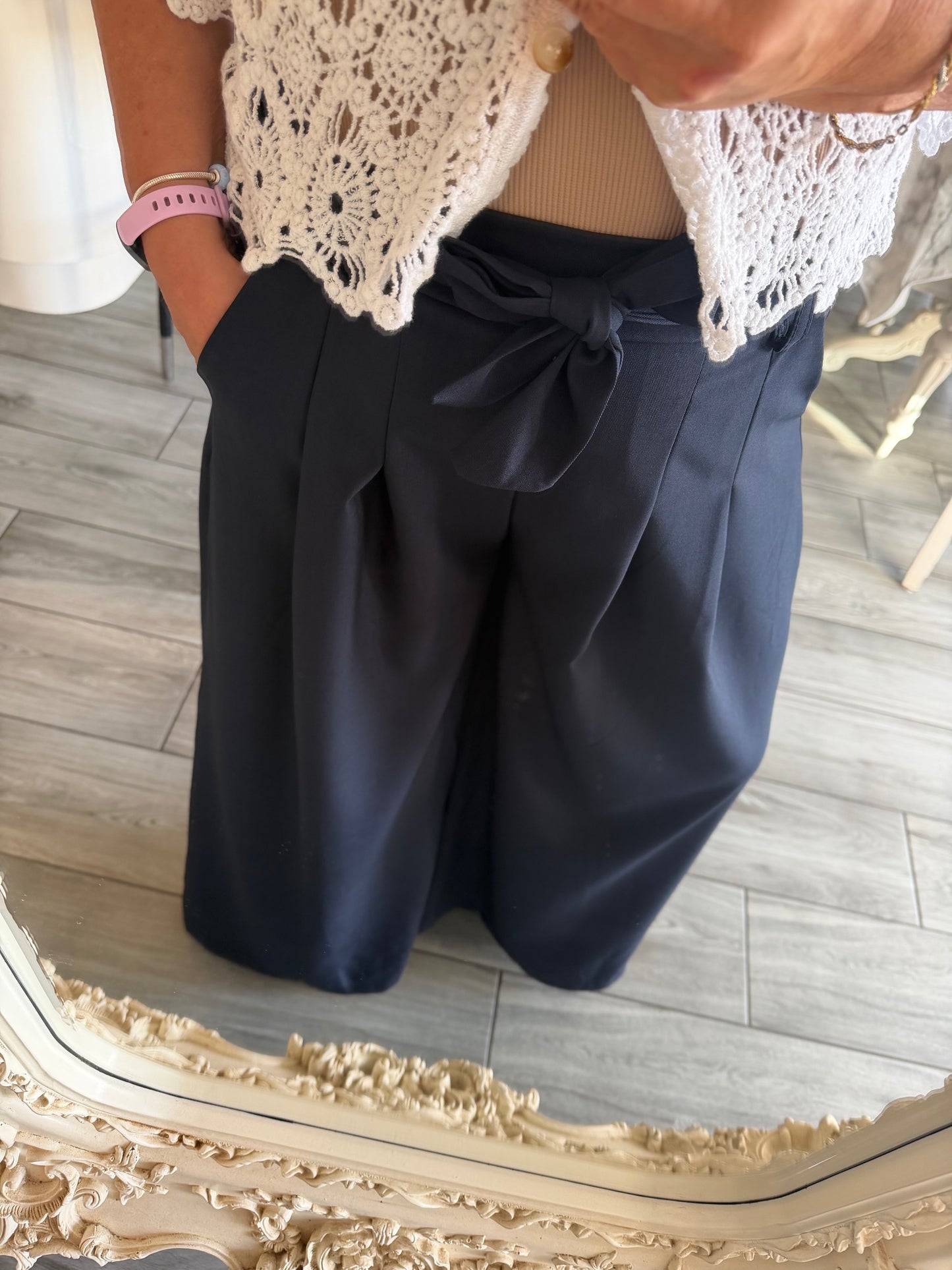 Rosina wide leg palazzo trousers
