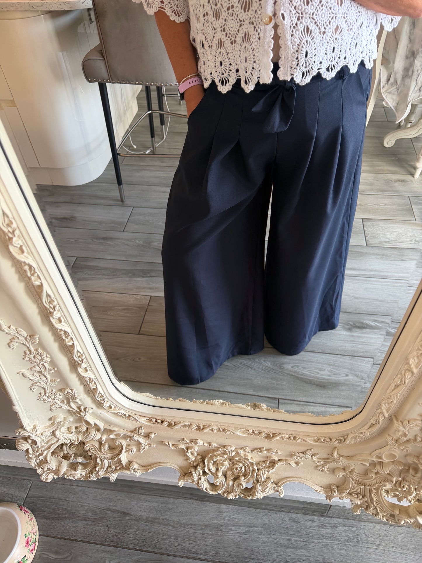 Rosina wide leg palazzo trousers