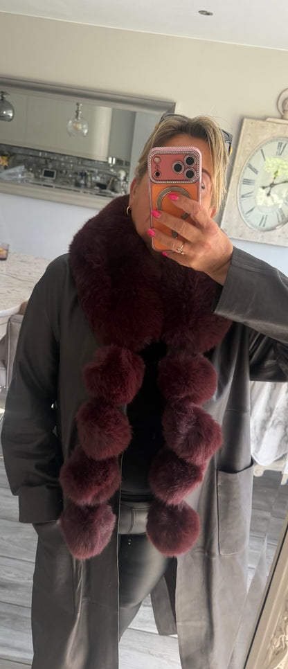 Sherry luxury stole scarf by Alex Max
