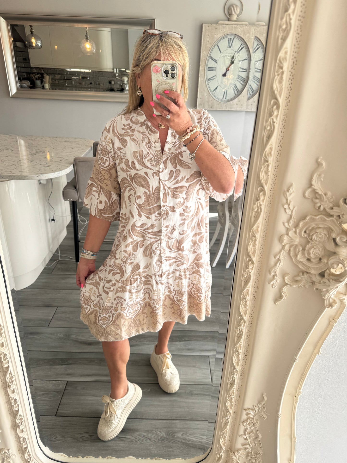 Eva knee length dress
