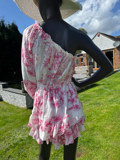 Martini one sleeve playsuit