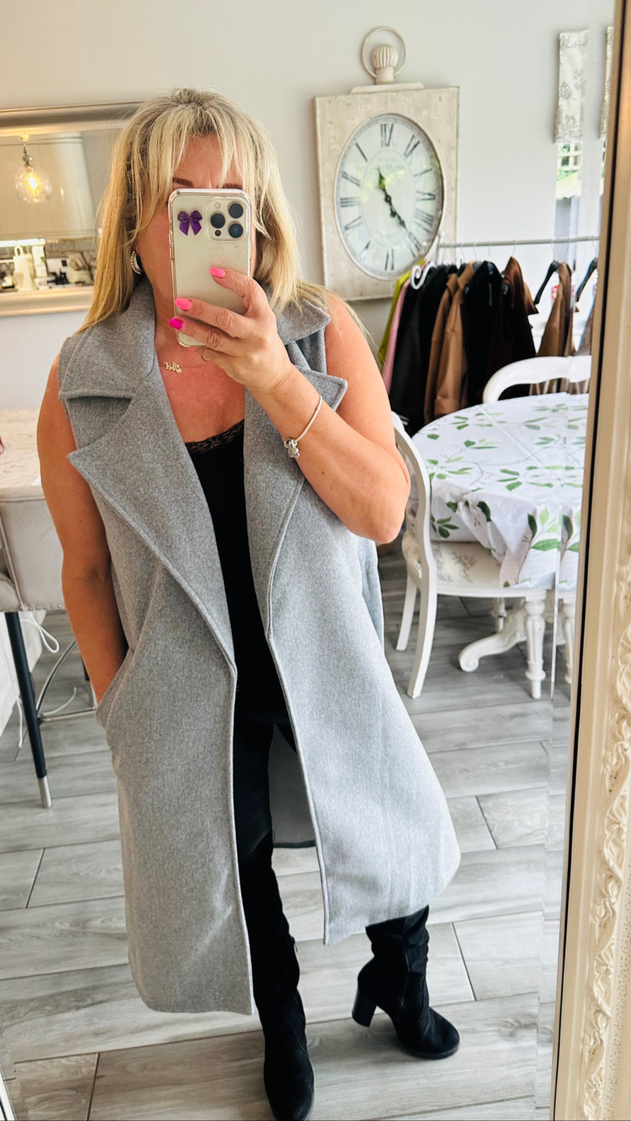 Cherrelle Sleeveless Coat/Gilet