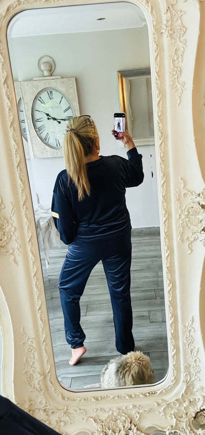 Florence velour tracksuit co ord loungeset