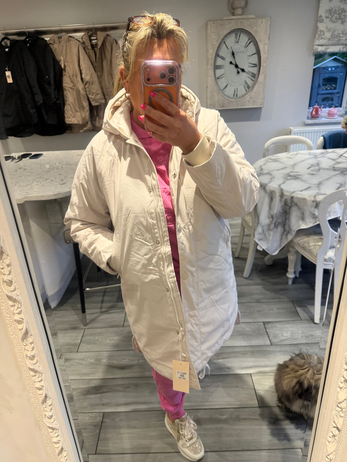 Angelika lightweight puffer raincoat/jacket