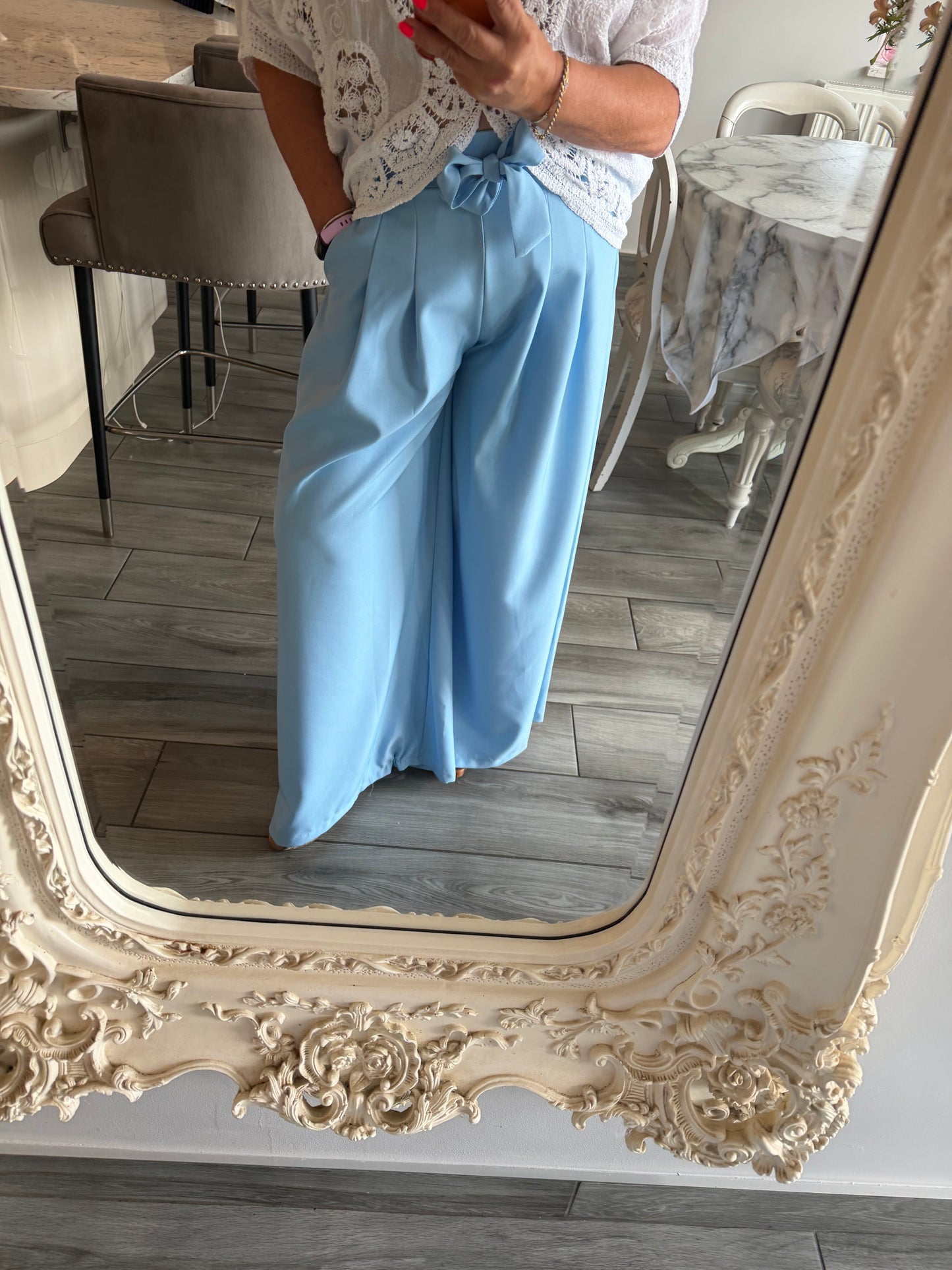 Rosina wide leg palazzo trousers