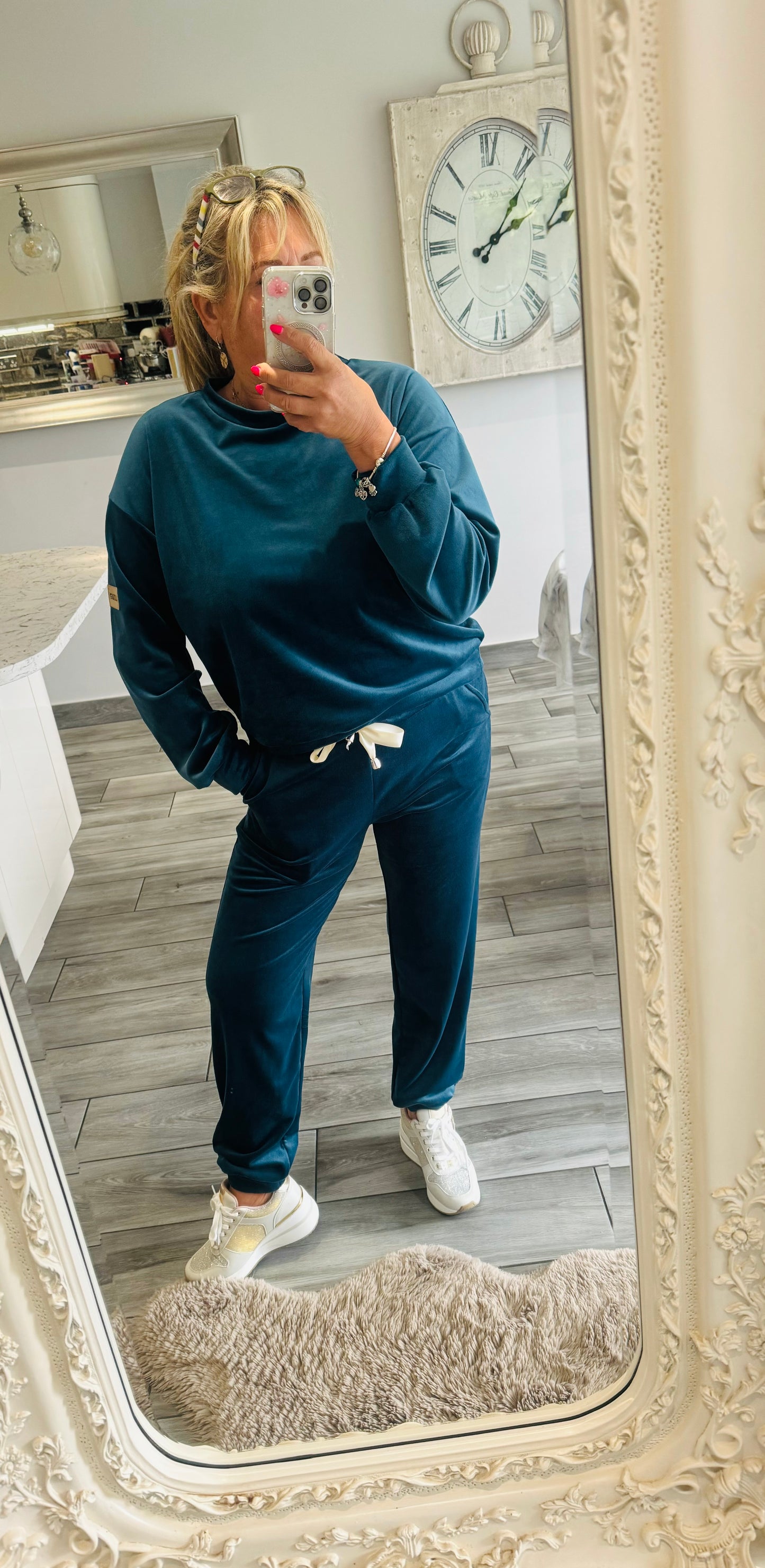 Florence velour tracksuit co ord loungeset